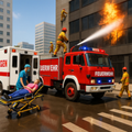 消防大队消防车(Fire Brigade Firefighter Truck)