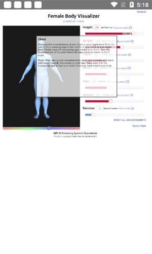 Body Visualizer