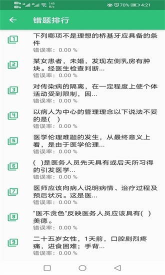 口腔内科学主治医师题免费版截图1