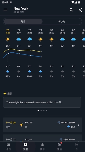 1Weather天气截图0