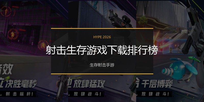 射击生存游戏下载排行榜