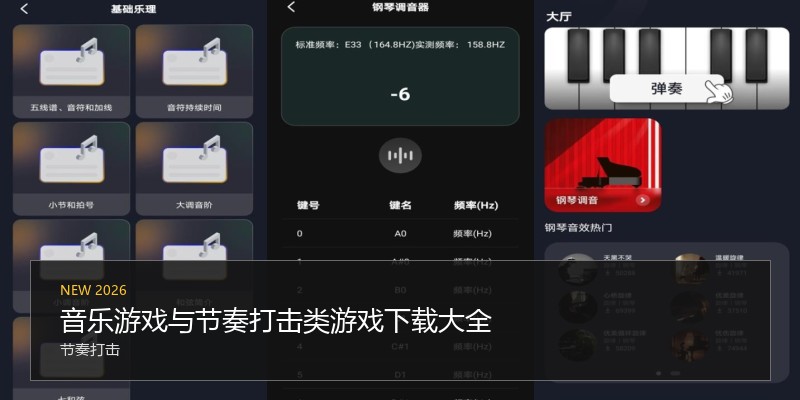 音乐游戏与节奏打击类游戏下载大全