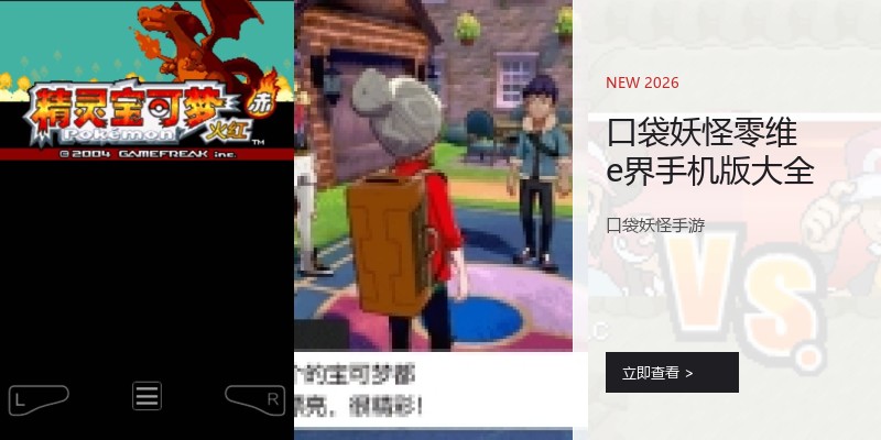 口袋妖怪零维e界手机版大全