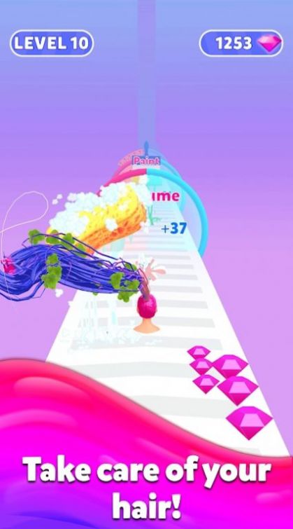 头发转动奔跑游戏最新版截图1