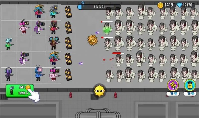 合并马桶人战争游戏截图1
