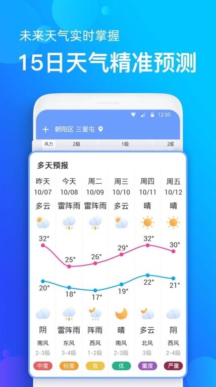 碧空天气软件最新版截图2