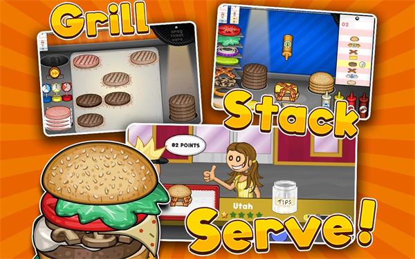 老爹汉堡店HD v1.2.1 安卓版截图1