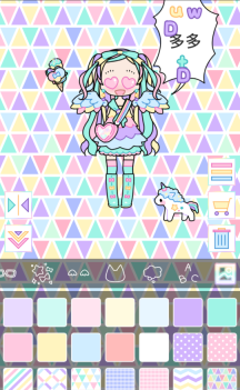 粉彩女孩正版