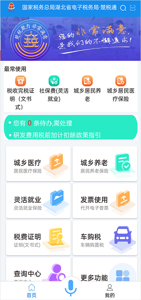 楚税通医保缴费截图0