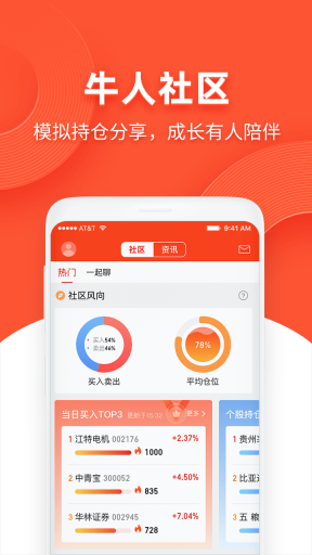 同花顺模拟炒股截图1