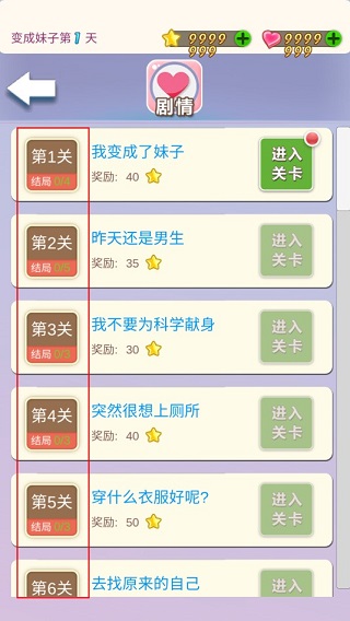 我变成了妹子手游