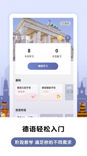 莱特德语背单词截图0