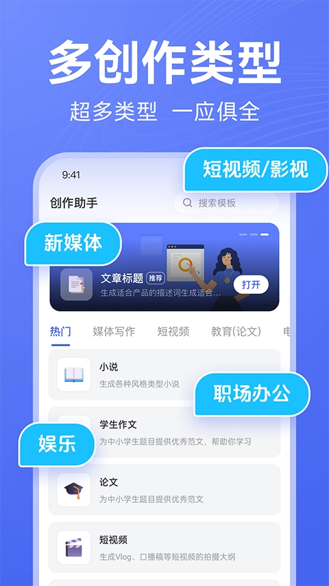 AI写作助手截图0