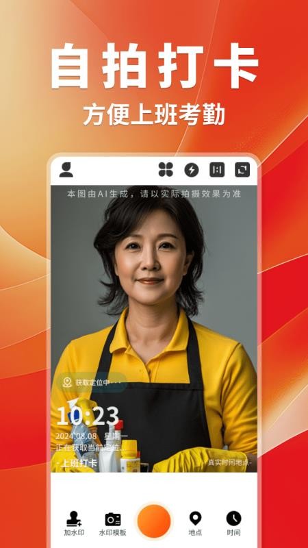 工作打卡水印相机截图2