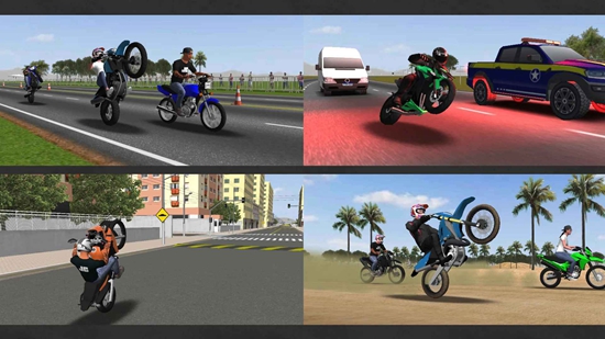 Moto Wheelie 3D摩托飞车金币版